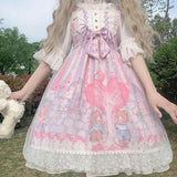 lutaotie Bears in Love Princesscore Dress Set with Optional Top