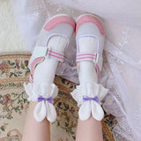 lutaotie Bunny Bright Fairycore Socks