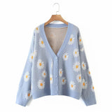 lutaotie Daisy Chain Cottagecore Sweater Top