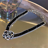 lutaotie Tale of the Black Rose Fairycore Choker