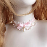 lutaotie Fairytale Raindrop Pearl Princesscore Choker