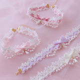 lutaotie Fairytale Raindrop Pearl Princesscore Choker