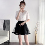 lutaotie Flounce Fairycore Skirt