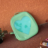 lutaotie Heart Window Slot Kawaii Backpack