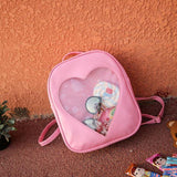 lutaotie Heart Window Slot Kawaii Backpack