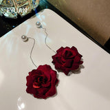 lutaotie Rose in Glittering Starlight Fairycore Cottagecore Earrings