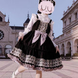 lutaotie Sweetest Royal Confidant Dark Princesscore Dress