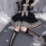 lutaotie Sweetest Royal Confidant Dark Princesscore Dress