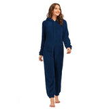 Winter Warm Pyjamas Women Onesies Fluffy Fleece Jumpsuits Sleepwear Overall Plus Size Hood Sets Pajamas For Women Adult