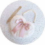 lutaotie Mini Heart Fuzzy Baby Princesscore Bag