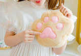 lutaotie Kawaii Animal Paw Crossbody Bag