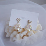 lutaotie 14K Gold Starbright Earrings