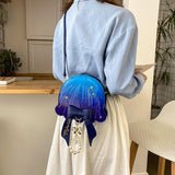 lutaotie Mermaid Traveller Fairycore Bag