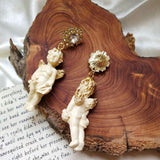 lutaotie Guardian Angel Reminder Princesscore Earrings