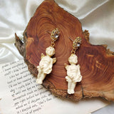 lutaotie Guardian Angel Reminder Princesscore Earrings