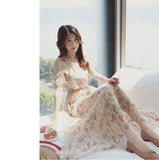 lutaotie Fairycore Ethereal Ruffle Floral Dress