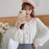 lutaotie Dandelion Puff Fairycore Sweater Top