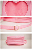 lutaotie Heart Window Slot Kawaii Backpack