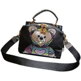 lutaotie Rainbow Teddy Kawaii Bag