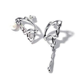 lutaotie Wisdom of the Elves Fairycore Ear Cuff Clip On Earrings