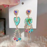 lutaotie Tropical Mermaid Vacation Fairycore Earrings