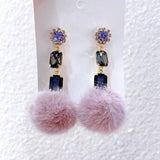 lutaotie Pretty Puff Kawaii Earrings