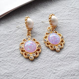 lutaotie Painted Ceilings Fairycore Princescore Earrings