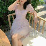 LoveFery Sugared Lavender Tea Fairycore Princesscore Dress