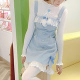 lutaotie Pure Snowmelt Girl Fairycore Princesscore Cottagecore Dress