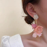 lutaotie Kingdom Garden in Cotton Sunset Clouds Fairycore Princesscore Earrings