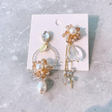 lutaotie Droplets of Pure Light Fairycore Princesscore Earrings