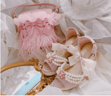 lutaotie Parlor Macarons and Sakura Blossom Tea Fairycore Princesscore Cottagecore Shoes