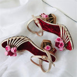 lutaotie Luxurious Rose-Strewn Palace Fairycore Princesscore Cottagecore Shoes