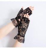 lutaotie Pitch Midnight Dark Fairycore Princesscore Gloves