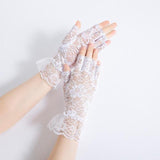 lutaotie Pitch Midnight Dark Fairycore Princesscore Gloves