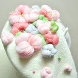 lutaotie Bouquet of Sugar Pea Blooms Fairycore Warm Hat