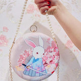 lutaotie Sakura Bunny Drama Fairycore Princesscore Bag