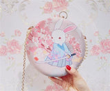 lutaotie Sakura Bunny Drama Fairycore Princesscore Bag