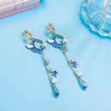 lutaotie Soaring High in the Clouds Fairycore Clip On Earrings