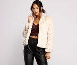 lutaotie So Extra Faux Fur Jacket