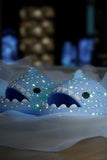 Lutaotie Glow-in-the-dark Shark Slippers