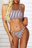 Lutaotie Fashion Sexy Striped Swimwears