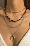 Lutaotie Fashion Simplicity Geometric Split Joint Necklaces