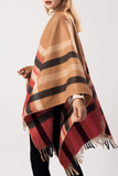 lutaotie Casual Street Patchwork Tassel Outerwear