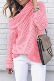 Lutaotie Casual Solid Patchwork Off Shoulder Sweater(5 Colors)