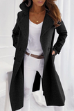 lutaotie Casual Elegant Buckle Turndown Collar Outerwear(5 Colors)