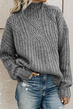 Lutaotie Casual Solid Patchwork Turtleneck Tops