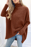 lutaotie Solid Split Joint Basic Turtleneck Tops Sweater£¨7 colors£©