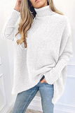 lutaotie Solid Split Joint Basic Turtleneck Tops Sweater£¨7 colors£©