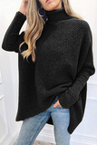 lutaotie Solid Split Joint Basic Turtleneck Tops Sweater£¨7 colors£©